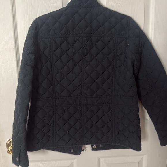 J. Crew Dark navy Quilted Outerwear size small - Picture 4 of 4